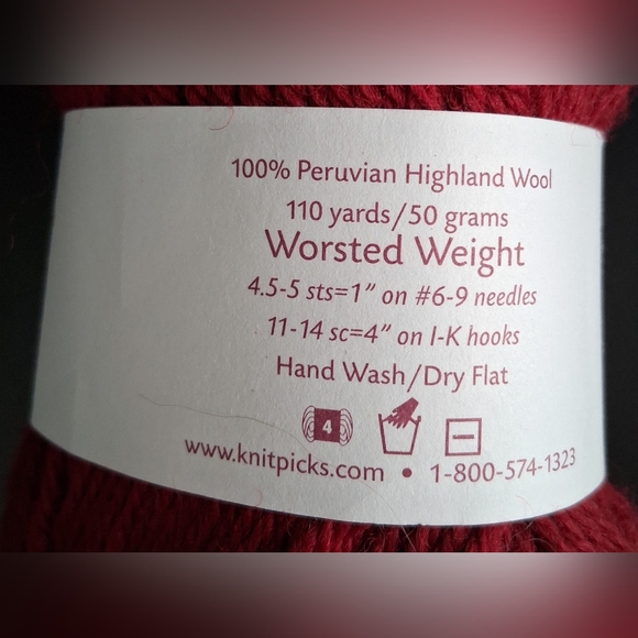 NWT Lot Of 13 Knit Pick Burgundy/Blue/ Pink Peruvian Highland & Merino Wool Yarn - Picture 3 of 16